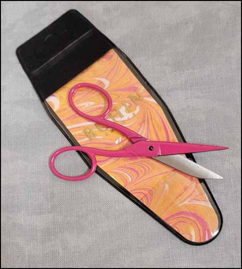 Bohin Fuchsia Epoxy 4.3" Embroidery Scissors