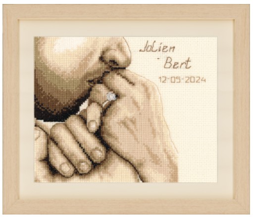 click here to view larger image of Eternally Connected (counted cross stitch kit)