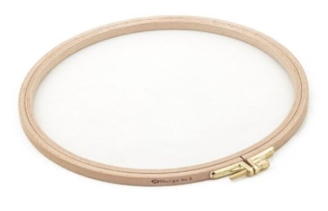click here to view larger image of Nurge Screwed Beechwood Embroidery Hoop - 7" (accessory)