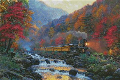 Smoky Mountain Train (Large) 