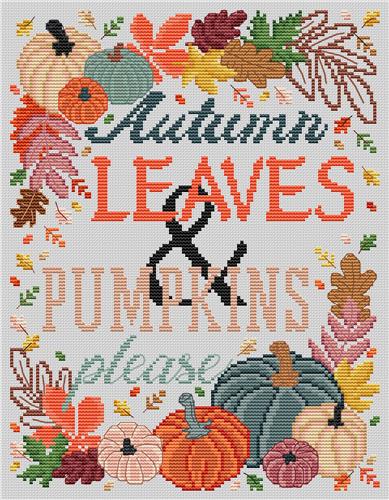 click here to view larger image of Autumn Leaves (chart)