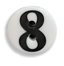 8 Button (white)