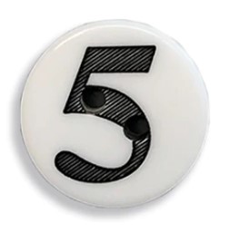5 Button (white)