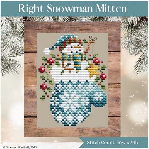 Right Snowman Mitten