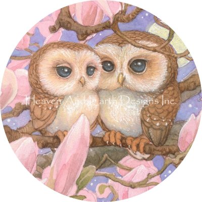 click here to view larger image of Ornament Love Owls - James Browne (chart)