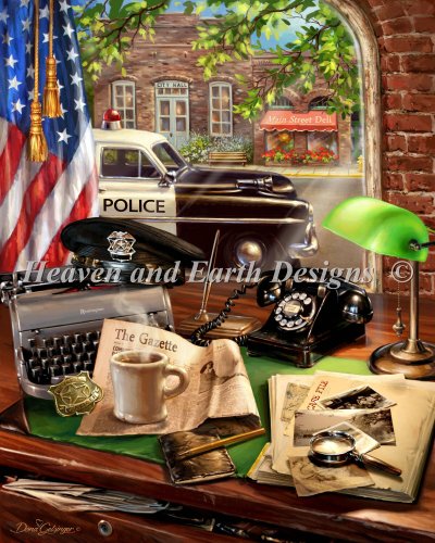 Hometown Hero Police Station/Mini -  Dona Gelsinger 
