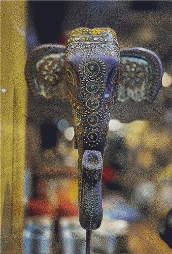 Elephant with Decorations