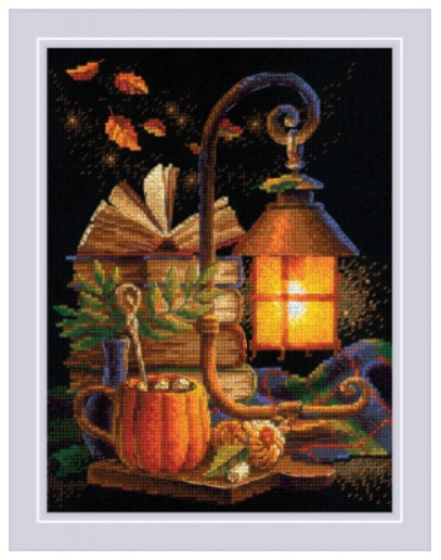 click here to view larger image of Cozy Autumn (counted cross stitch kit)