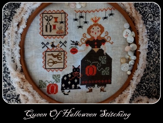 Queen of Halloween Stitching