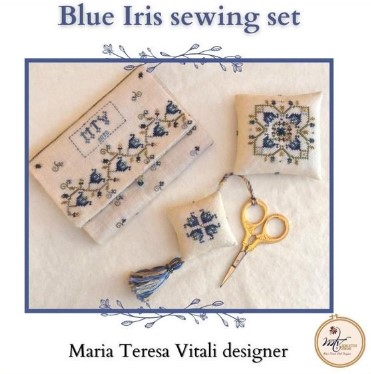 Blue Iris Sewing Set