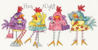 click here to view larger image of Hen Night (counted cross stitch kit)