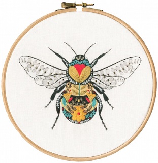 click here to view larger image of Bee (embroidery kit)