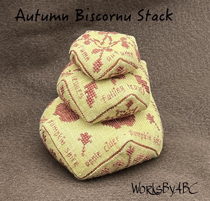 Autumn Biscornu Stack