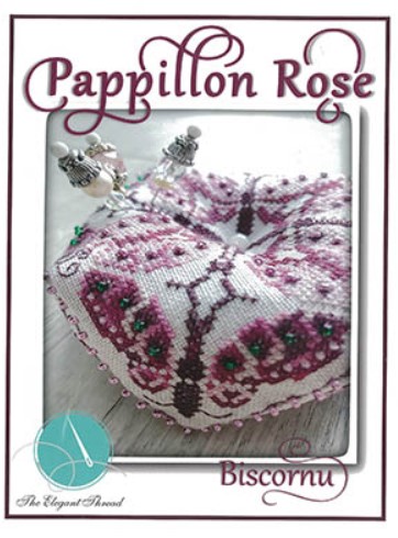 Pappillon Rose Biscornu