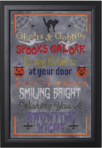 click here to view larger image of Halloween Wishes (chart)