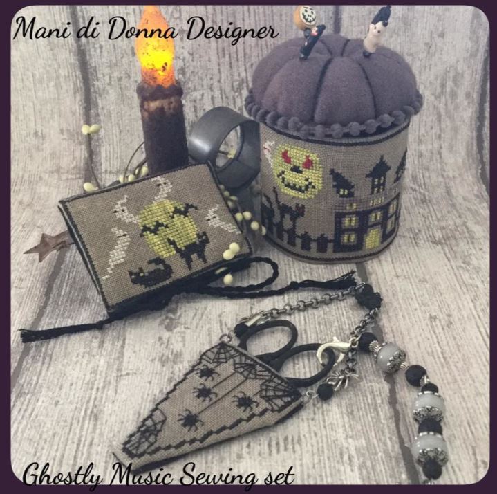 Ghostly Music Box Sewing Set