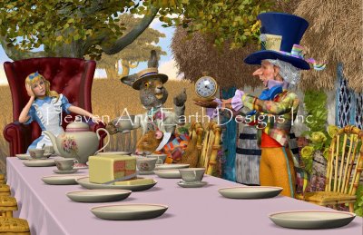 click here to view larger image of Mad Hatters Tea Party. The - John Patience (chart)