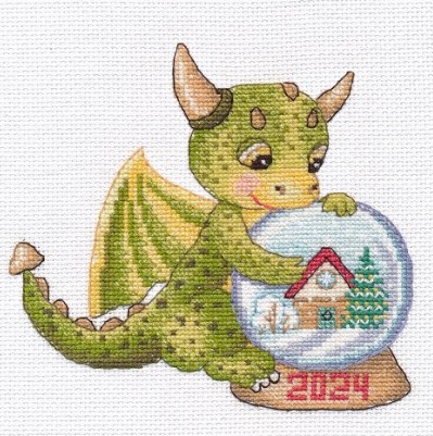 click here to view larger image of Dragons Dream (counted cross stitch kit)