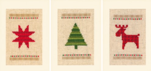 Christmas Greeting Cards (Set of 3)