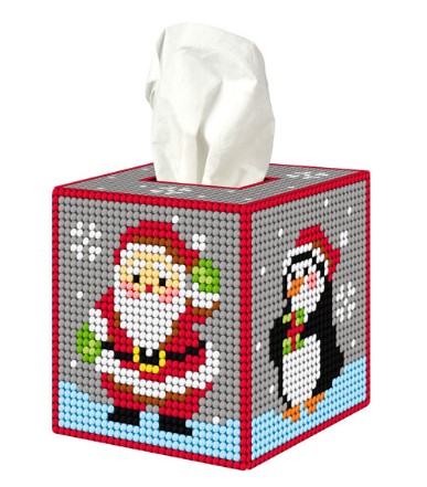 Tissue Box Cover - Christmas Time