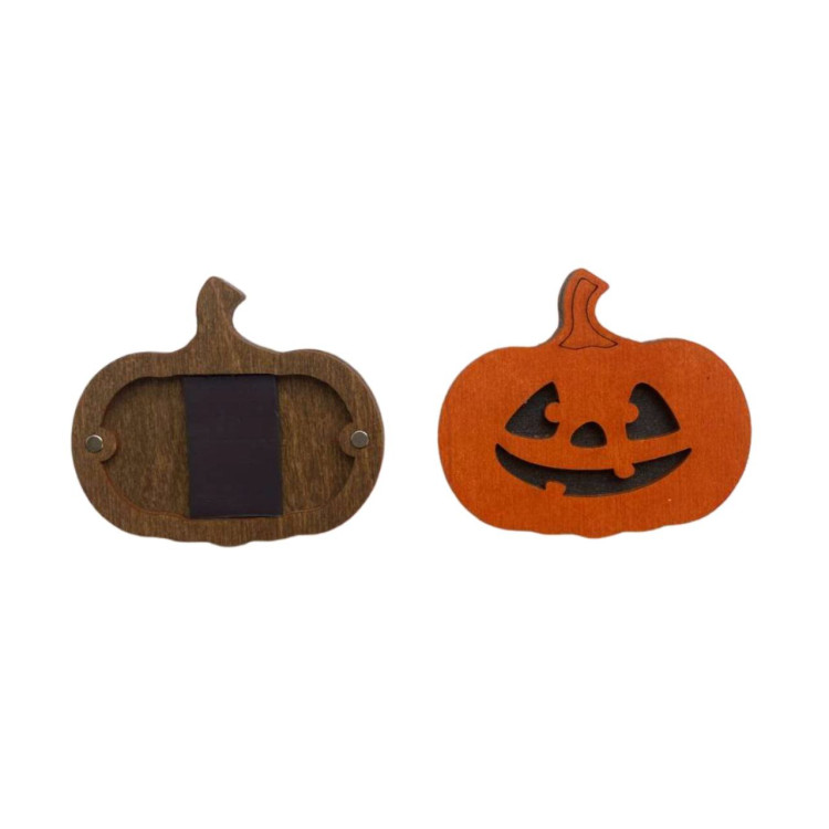 click here to view larger image of Wooden Needle Case - Pumpkin 1 (accessory)