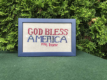 click here to view larger image of God Bless America My Home (chart)