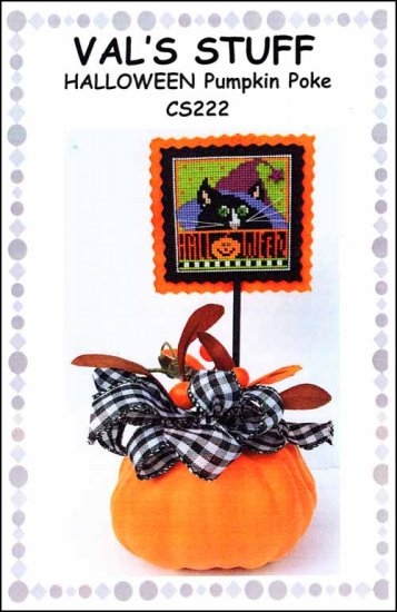 click here to view larger image of Halloween Pumpkin Poke Kit (counted cross stitch kit)