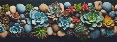 Desert Cacti and Succulents