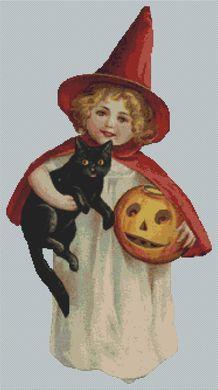 click here to view larger image of Little Witch and Her Cat (chart)