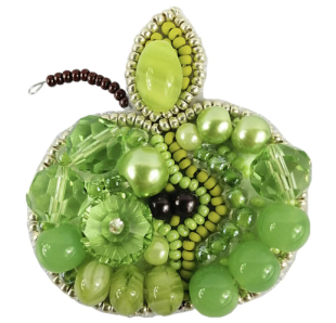 Crystal Art Green Apple