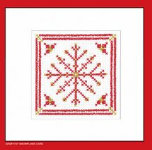 Filigree Snowflake Cards - Red