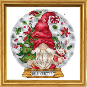 Snow Globe Christmas Gnome 