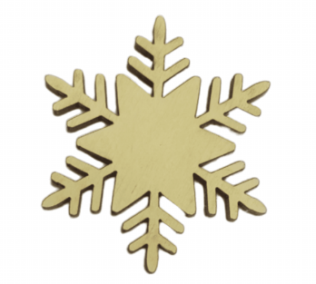Wooden Magnetic Needle Holder - Snowflake
