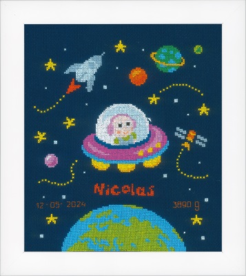Baby Astronaut - Birth Announcement