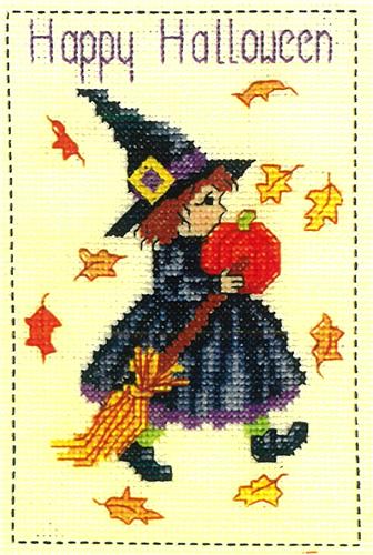 click here to view larger image of Happy Halloween - Bobbie G Designs (counted cross stitch kit)