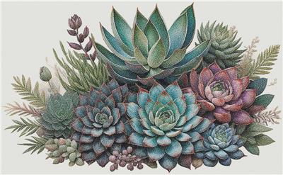 Grouping of Succulents