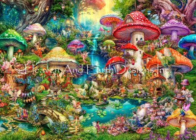 Merry Mushroom Village Picnic - Aimee Stewart