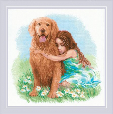 click here to view larger image of True Friend (counted cross stitch kit)