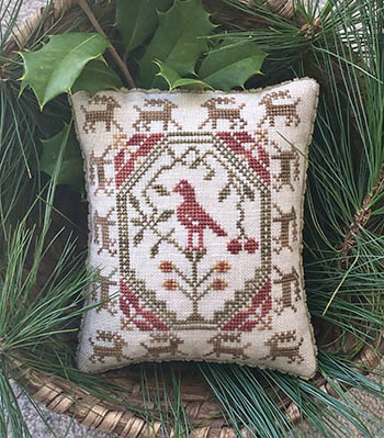 click here to view larger image of Christmas Pin Pillow (chart)