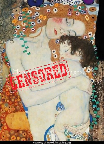 Mother and Child/Mini - Gustav Klimt