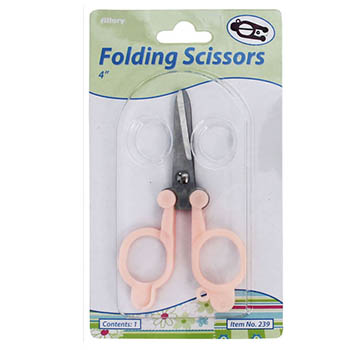 Folding Scissors Peach