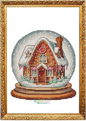 Snow Ball Gingerbread House