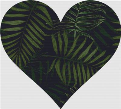 Tropical Leaf Heart