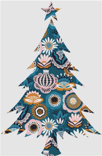 Modern Folk Christmas Tree