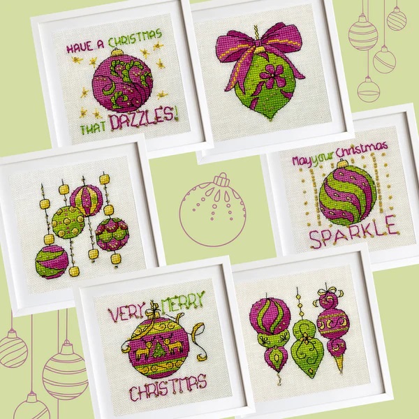 Raspberry and Lime Mini Patterns 
