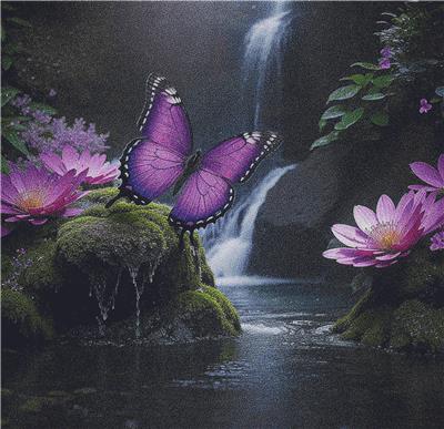 Purple Butterfly Grotto