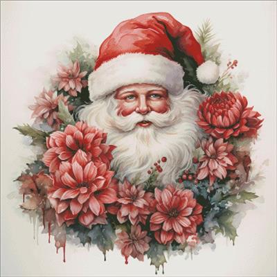 Watercolour Santa