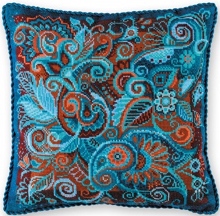 click here to view larger image of Panel Persian Patterns Cushion (counted cross stitch kit)