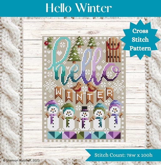 click here to view larger image of Hello Winter (chart)