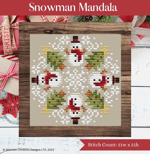Snowman Mandala